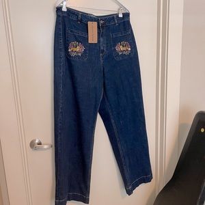 Princess Highway x ModCloth | Embroidered Jeans